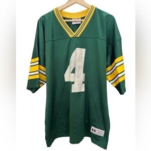 Vintage Brett Favre #4 Green Bay Packers 90s Football NFL Jersey Size XL